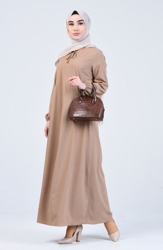 A Pleat Dress 1385-03 Mink 1385-03