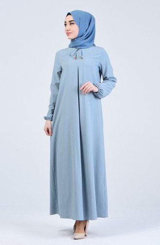 A Pleat Dress 1385-07 Baby Blue 1385-07