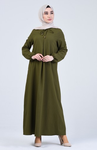 فستان كاكي 1385-08
