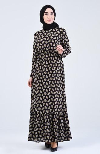 Robe Hijab Noir 3029-01
