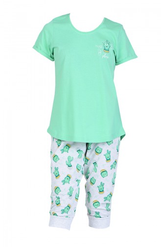 Pistachio Green Pajamas 001107-A