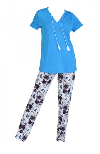 Blau Pyjama 4014-02