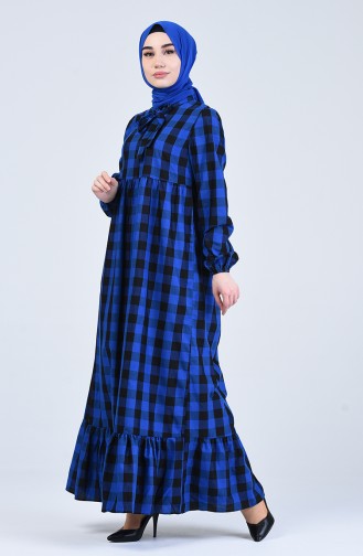 Robe Hijab Blue roi 1388-06