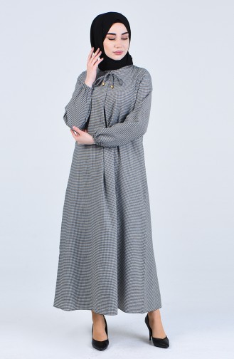 Black Hijab Dress 1389-03