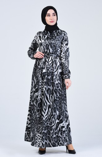 Robe Hijab Gris 2128A-03