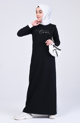 Robe Hijab Noir 0506-02