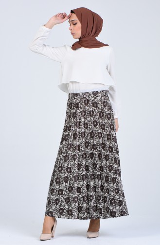 Brown Skirt 2082-02