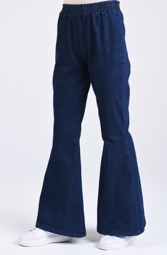 Navy Blue Broek 7507-01