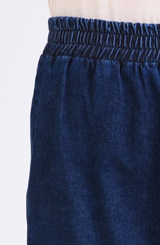 Pantalon Bleu Marine 7507-01