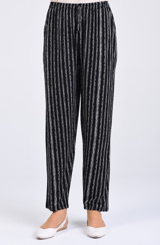 Pantalon Noir 8037-01