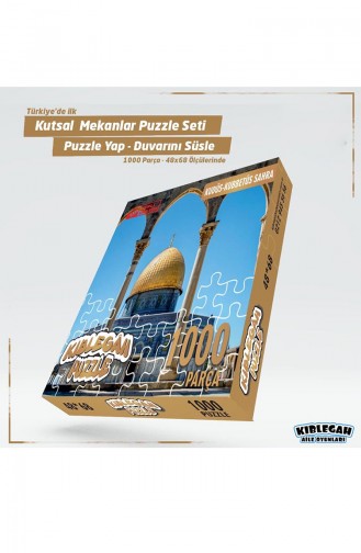 Kıblegah Puzzle Kudüs Kubbetüs Sahra 1000 Parça