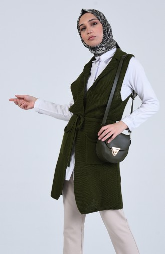 Khaki Waistcoats 4209-07