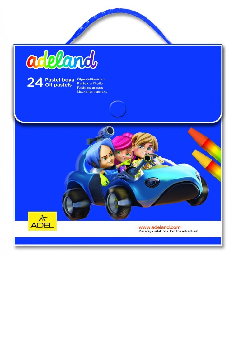 Faber Castell 24 Renk Cantali Pastel Boya Sistem Kitap