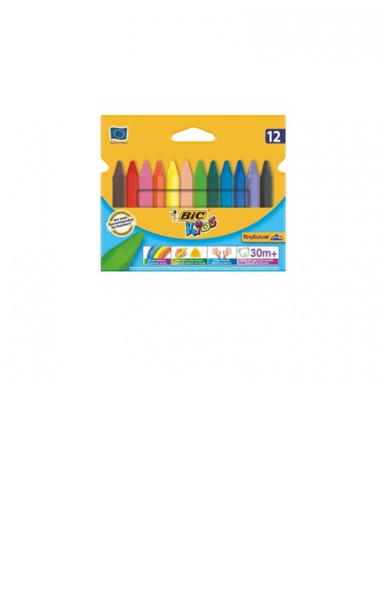 Bic Plastidecor Ucgen 12 Li Pastel Boya 8297732 Sefamerve