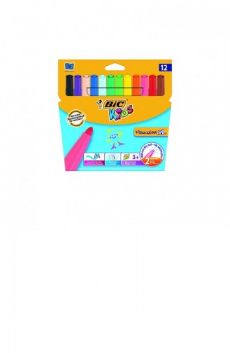 Bic Vısa Jumbo 12 Li Keçeli Kalem 829007