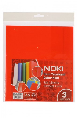 Noki A4 Hazır Defter Kabı Kırmızı 10 Lu 6016410