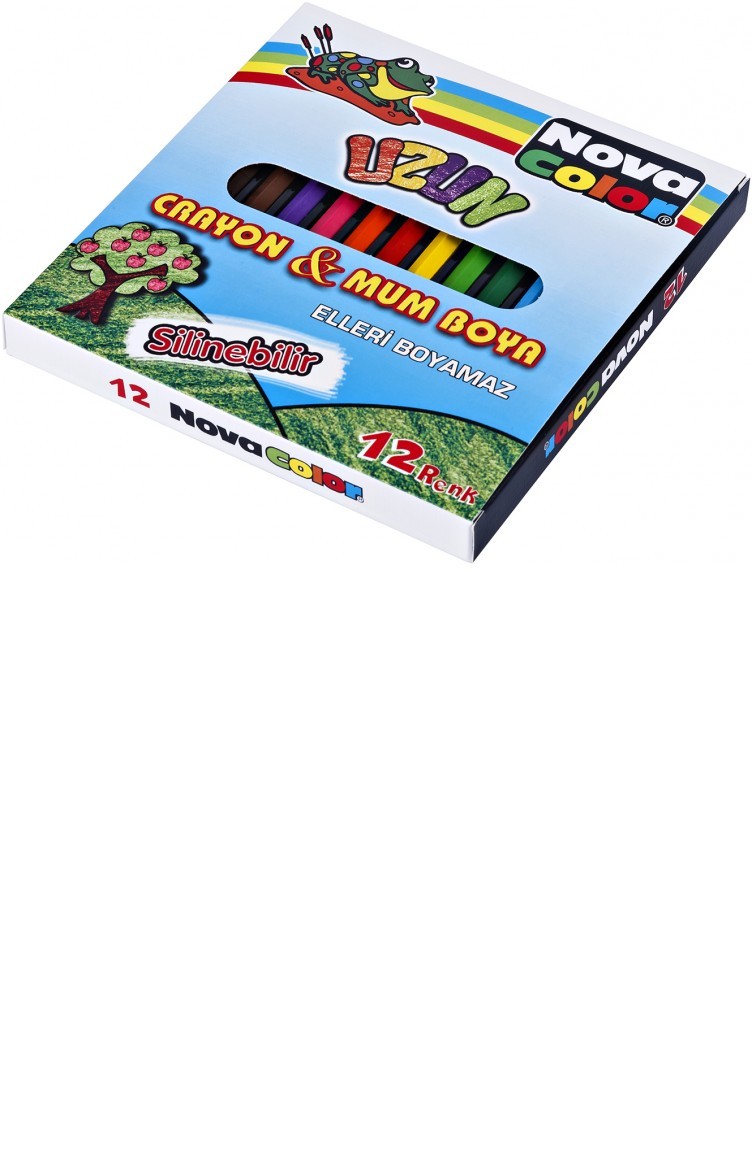 Nova Color 12 Renk Uzun Boy Mum Boya Nc2112 Sefamerve