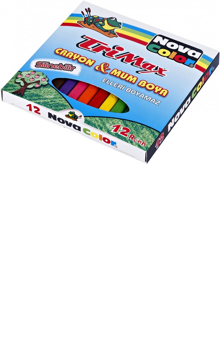 nova color trimax 12 renk ucgen mum boya nc2117 sefamerve