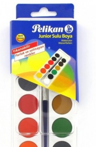 Pelikan Junıor 12 Renk Yıkanabilir Suluboya 700337