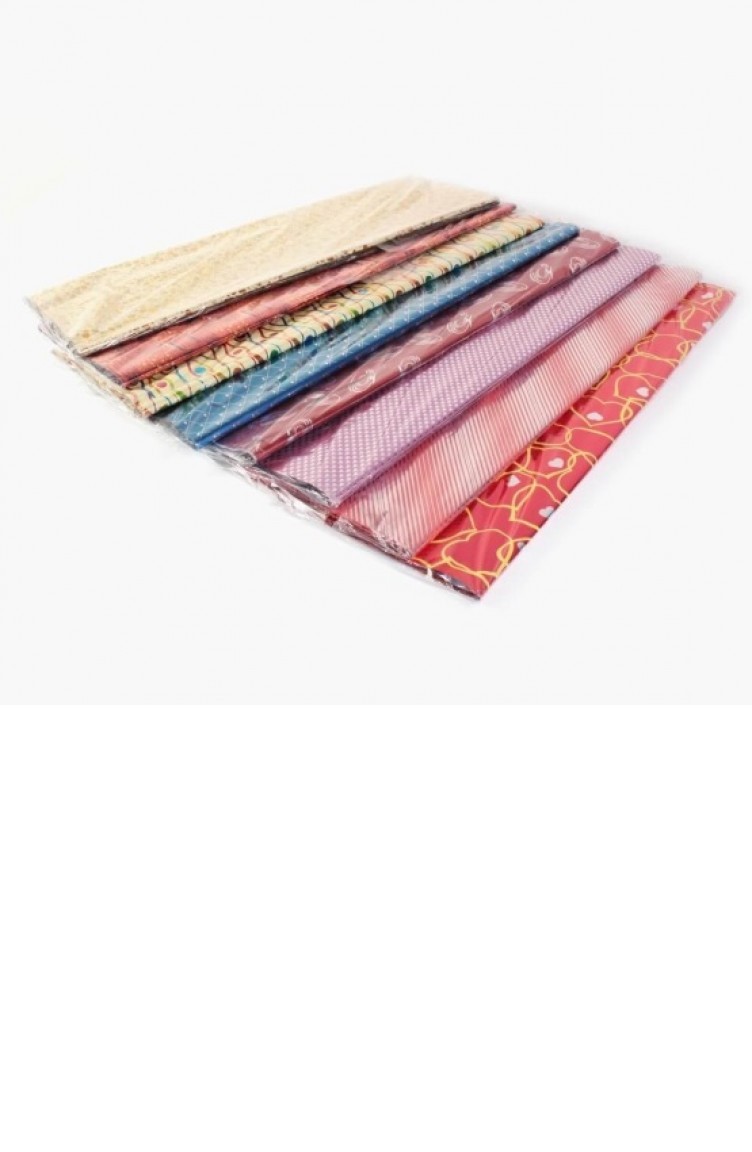 San Metalize Ambalaj Kağıdı 50X70 100 Lü Paket