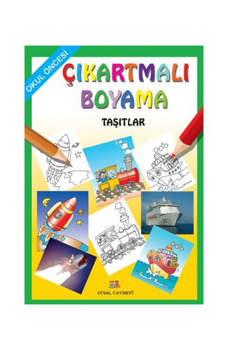 Çıkartmalı Boyama Taşıtlar