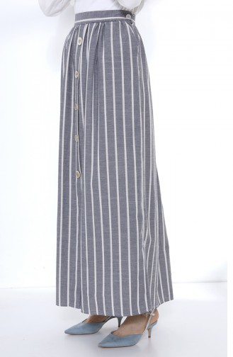 Navy Blue Skirt 5051-06