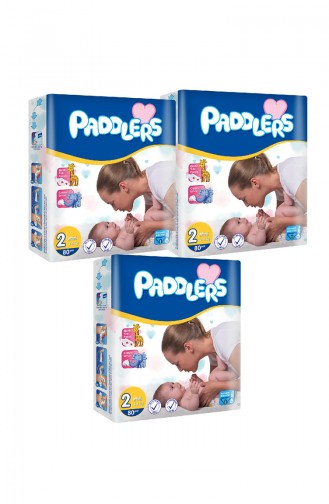 Paddlers 2 Numara Mini 3x80 Adet Avantajlı Paket