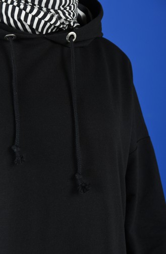 Sweatshirt Noir 0810-03