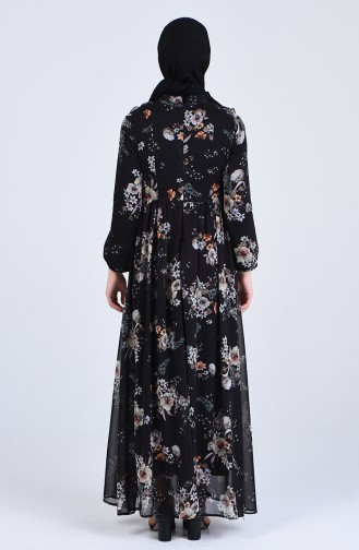 Robe Hijab Noir 2223-03