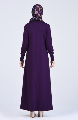 Robe Hijab Pourpre 3049-02