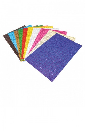 Lıno 2802J2 Simli Üçgen Desenli Kağıt 20X30 10 Lu