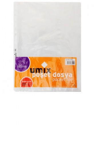 Umix Poşet Dosya 27 Mıcron 25 Li U1100P25100