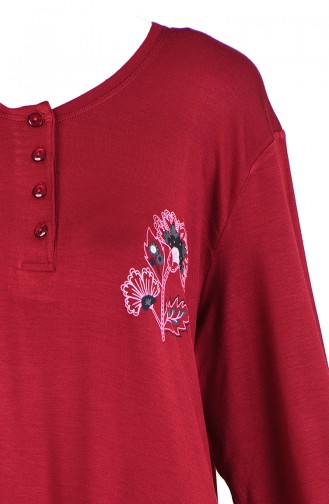 Claret Red Pajamas 3002-01
