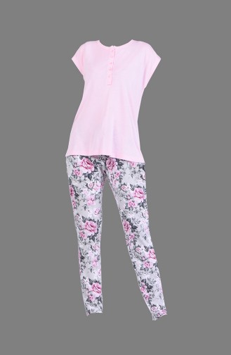 Pulverpink Pyjama 4010-01