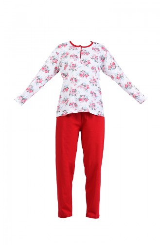 Rot Pyjama 1501-03