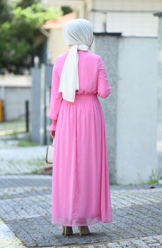 Pink İslamitische Jurk 8154-04