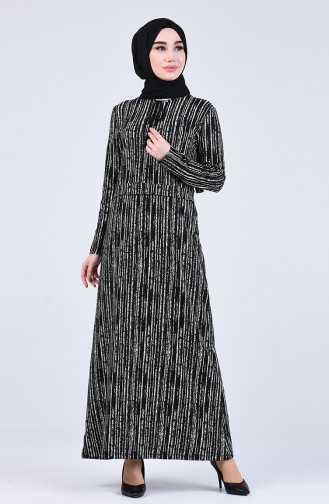 Robe Hijab Noir 0221-02