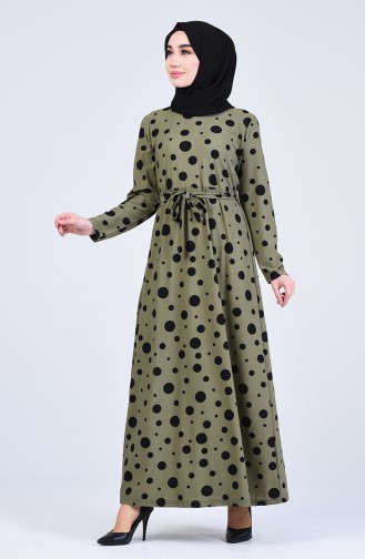 Wassergrün Hijab Kleider 5708F-01