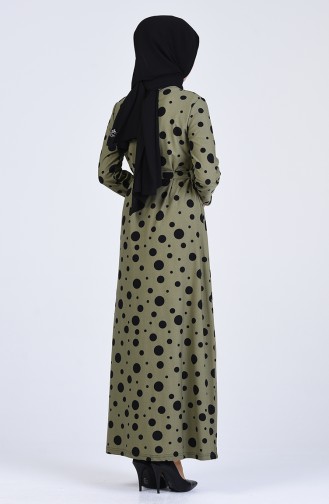 Wassergrün Hijab Kleider 5708F-01