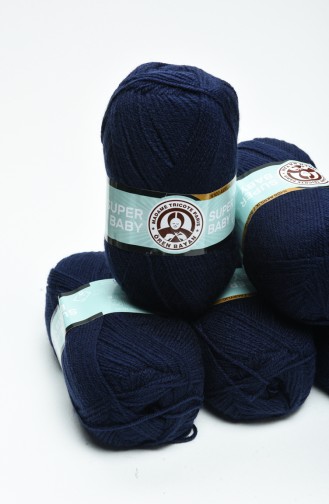 Navy Blue Knitting Yarn 1758-019