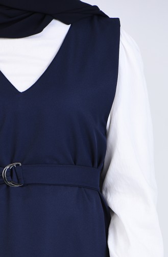 Navy Blue Gilet 5308-06