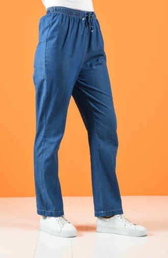 Elastic waist Jeans 4045-03 Denim Blue 4045-03