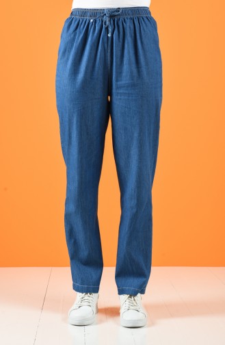Elastic waist Jeans 4045-03 Denim Blue 4045-03