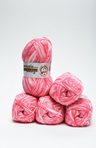 Pink Knitting Yarn 3000-411