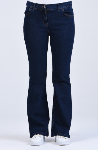 İspanyol Paça Kot Pantolon 3217PNT-01 Lacivert
