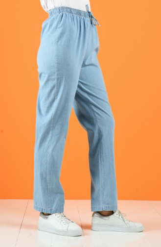 Pantalon Bleu Glacé 4045-01