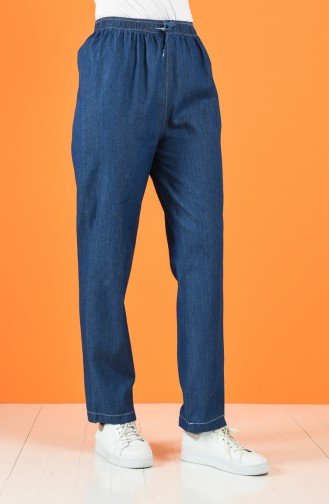 Pantalon Bleu Marine 4045-02