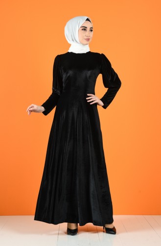 فستان أسود 60125-01
