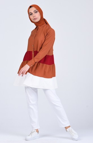 Claret red Tuniek 1635-02