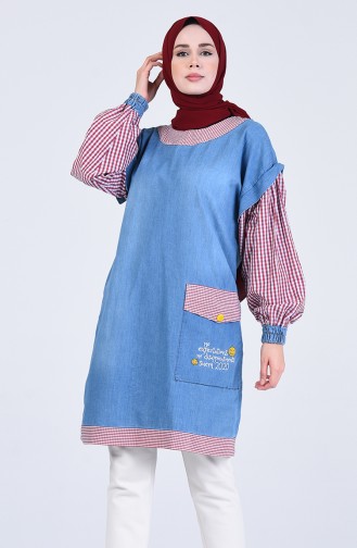 Garnili Kot Tunik 8048A-01 Bordo